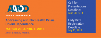 2015 American Association for the Treatment of Opioid Dependence National Conference